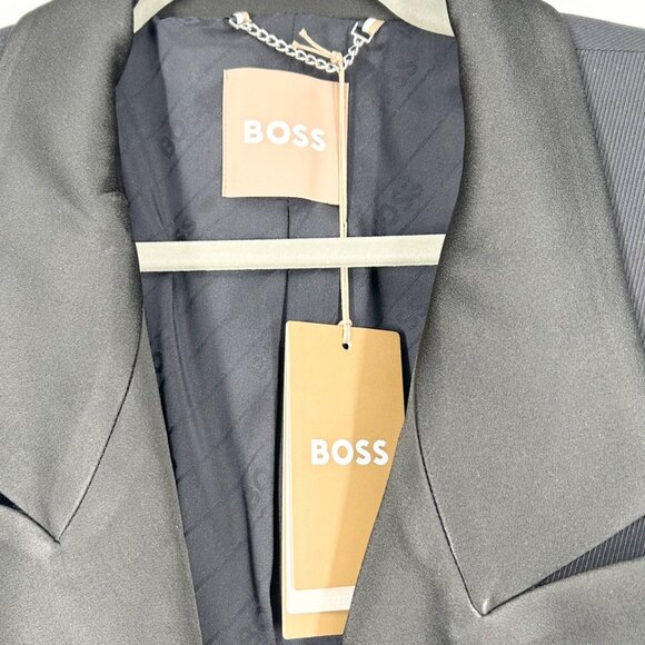 NWT Boss Hugo Boss Caleco Double Breasted Wool Long Coat - Picture 5 of 8